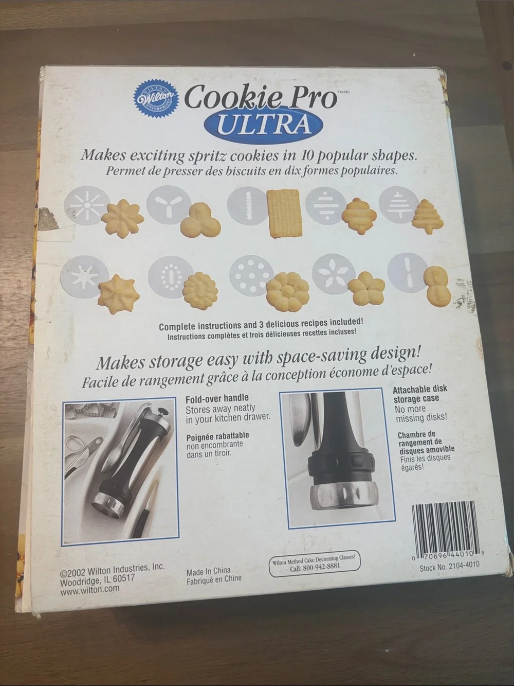 Wilton Cookie Pro Ultra Cookie Press - Black and Silver